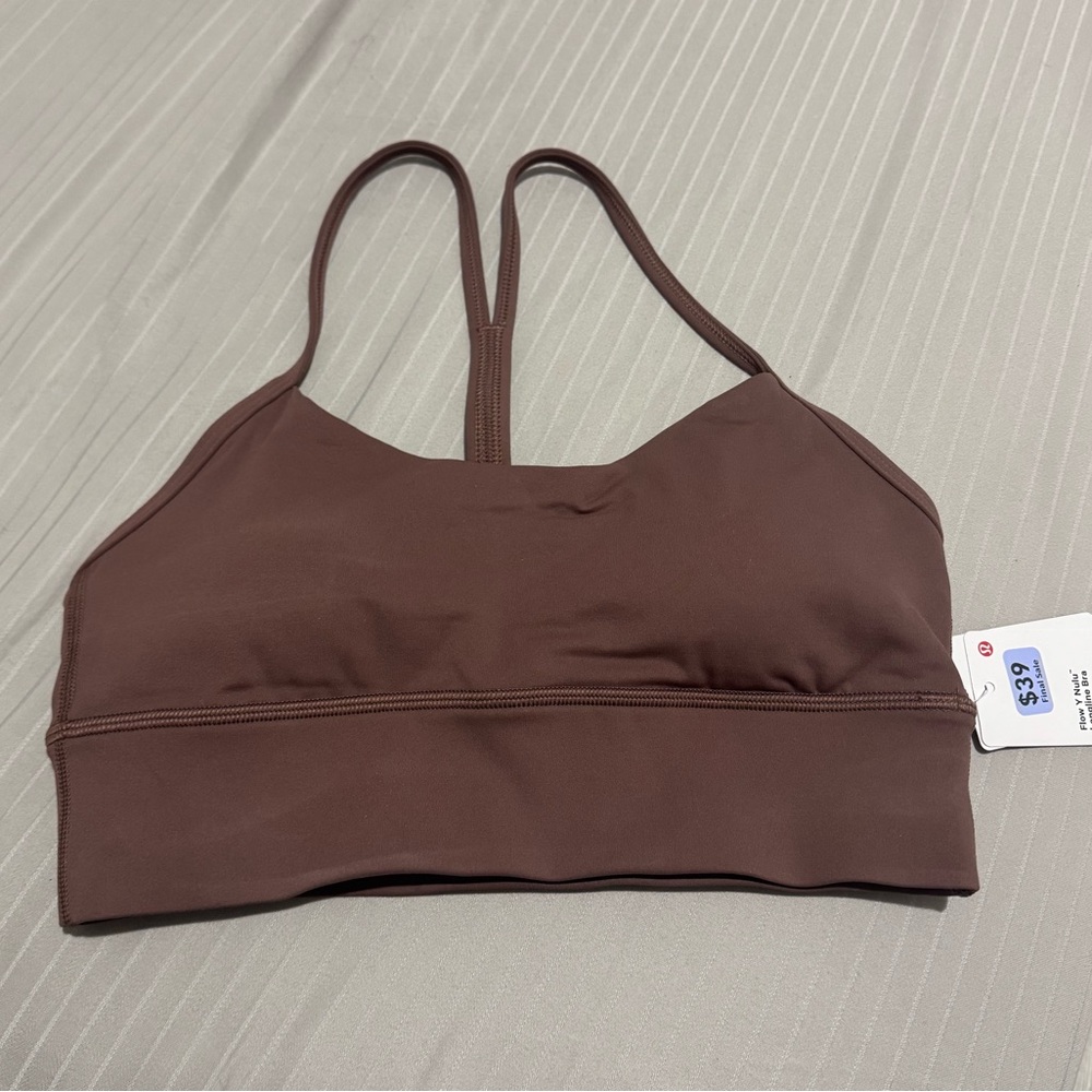 Never worn LULULEMON long line bra
